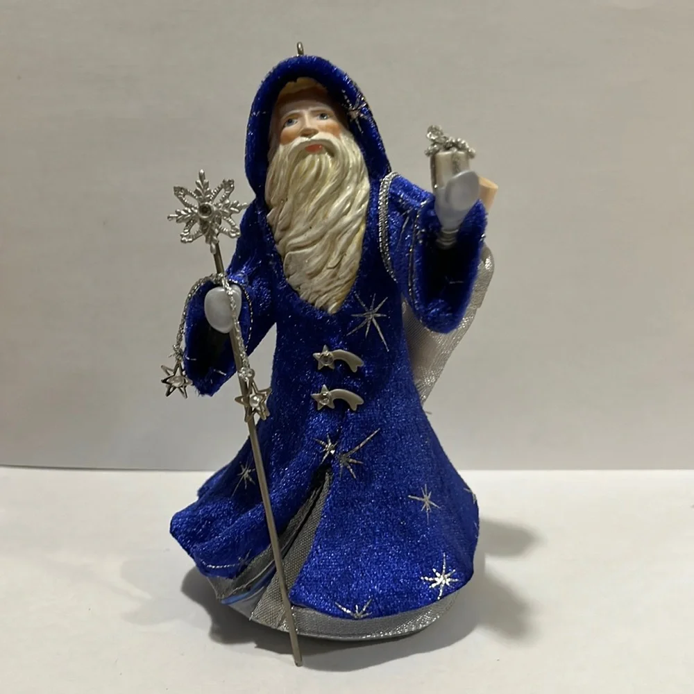 Hallmark 2006 Father Christmas Series 3 Ornaments Blue